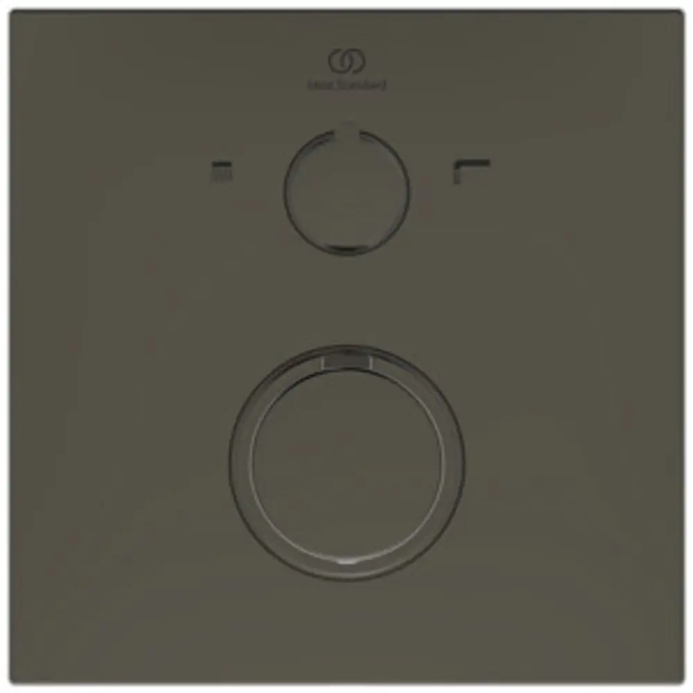 IS-Badethermostat-UP-Ceratherm-C100-BS2-Rosette-163x163mm-Magnetic-Grey-A7522A5 gallery number 2